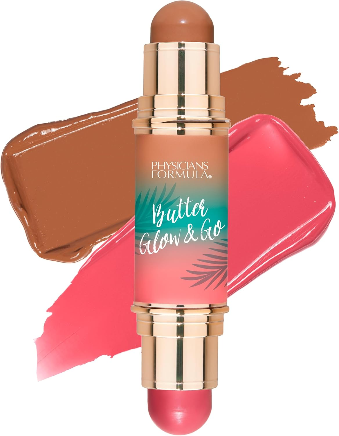 Physicians Formula Butter Glow & Go Multiuse Stick, Ultra-Creamy Radiant Finish Formula with Murumuru Butter, Vegan & Cruelty-Free- Beachy Pink