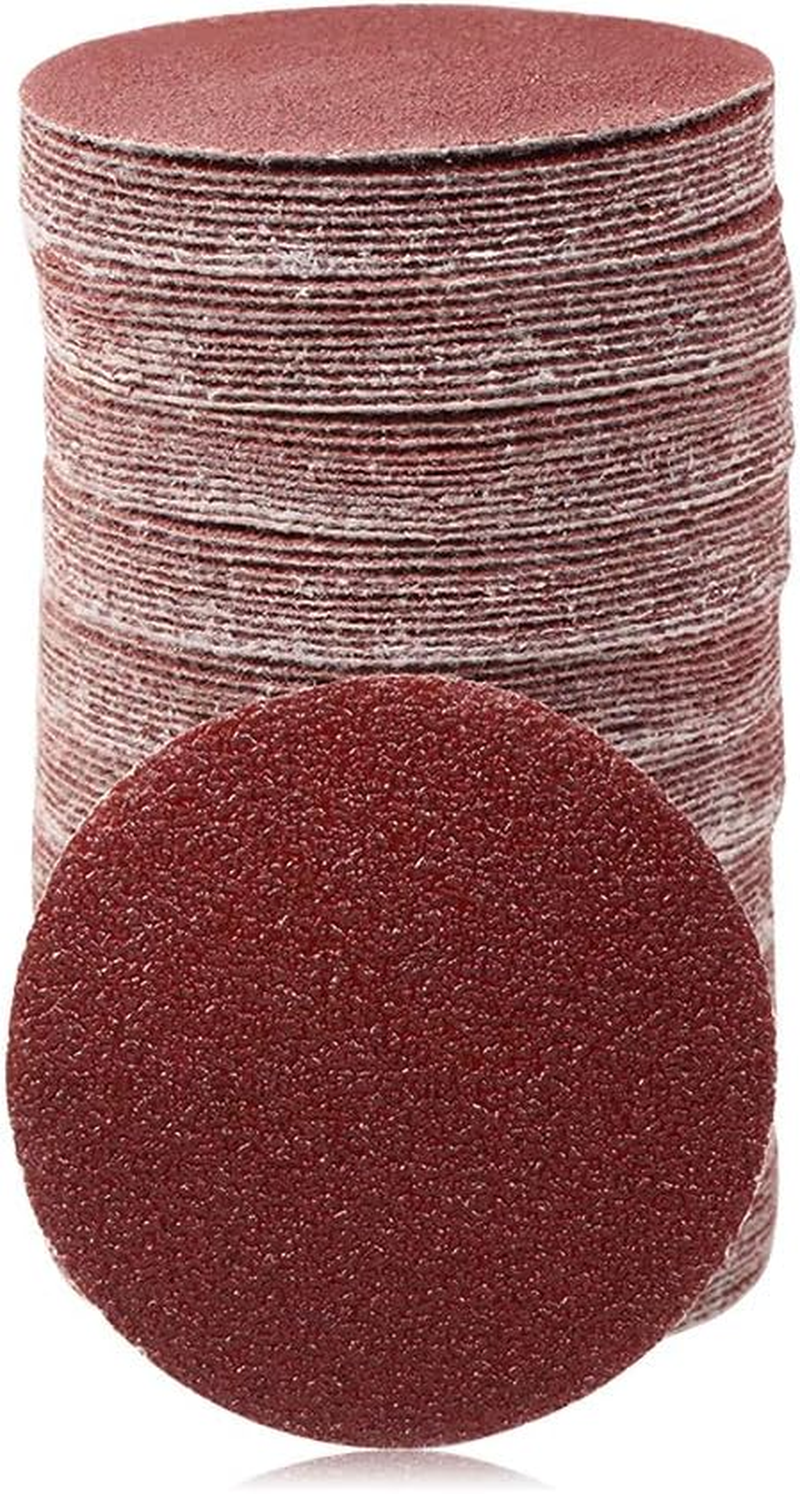 SPEEDWOX 100Pcs Sanding Discs 3 Inch Sandpaper 40 Grit Hook and Loop Sanding Discs for Drill Grinder Rotary Tools No Hole image number 5