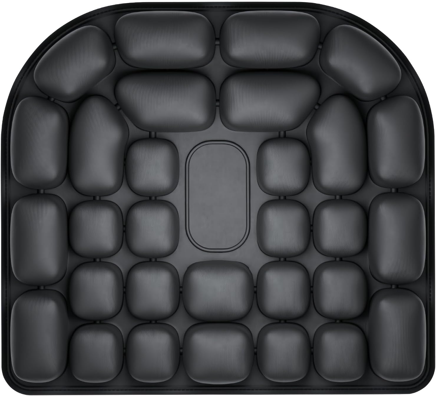 Portable Travel Cushion, 3D Air Cell Seat Cushion for Hemorrhoid and Tailbone Pain Relief, Manual Press Inflateable Seat Cushion for Long Sitting in Airplane Wheelchair, Car Set, Office Chair image number 5