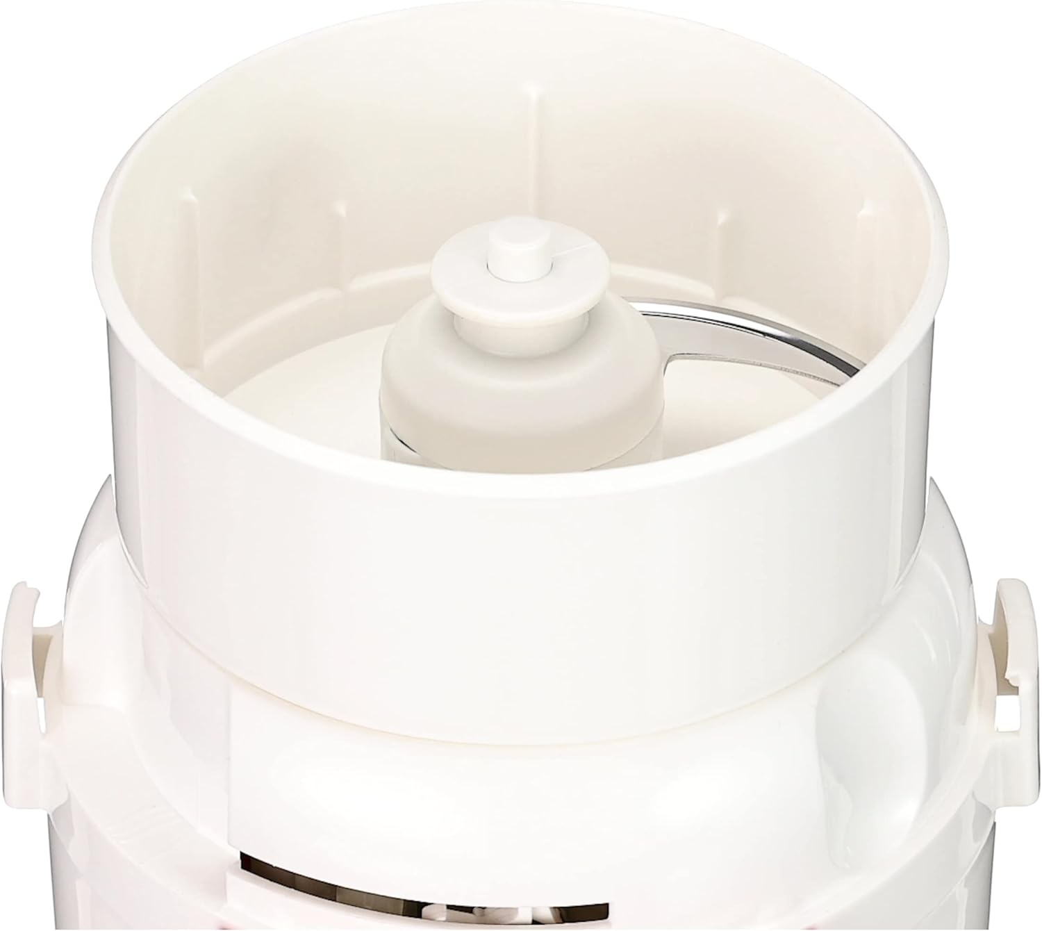 Moulinex AD5601 Moulinette Chopper, 800 W, Chopping, Mixing and Short, System 1-2 - 3 Quick Operation, Stainless Steel Blade, White and Red, Black image number 6