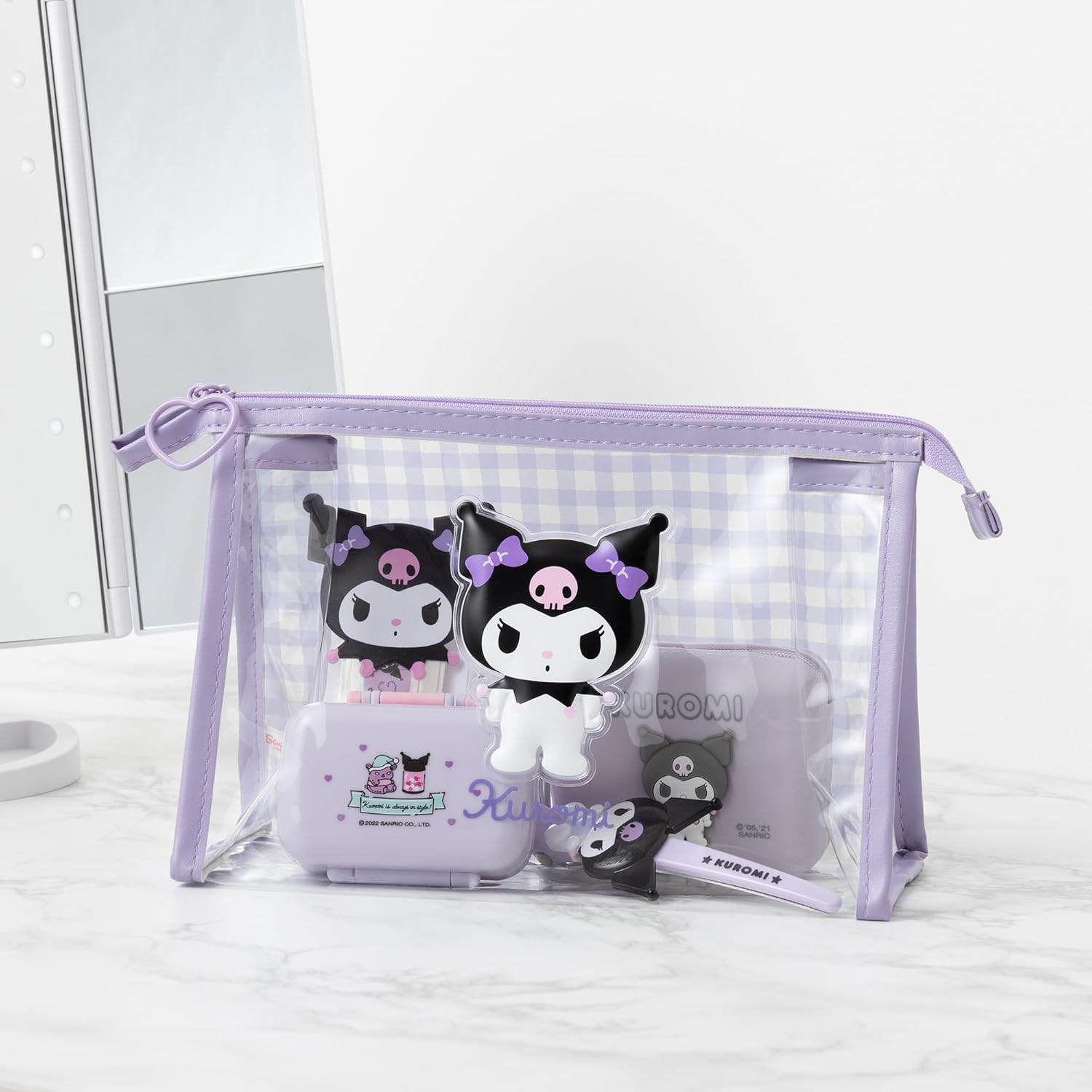 Sanrio 931306 Chromi Silicone Mini Pouch image number 2