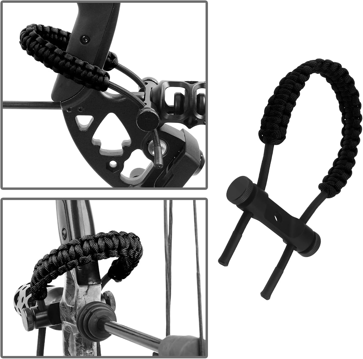 SING F LTD Archery Adjustable Durable Braided Cord Rope Compound Bow Wrist Sling Suitable for Compound Bow Archery Shooting Target Hunting Accessory image number 6