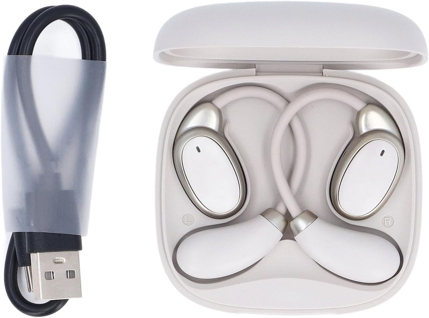 Focket Voice Translator Earbuds, Real Time Language Translation with App Online for Travel Business, 10H Battery Display Headphones for Calling Music with Noise Reduction And image number 6