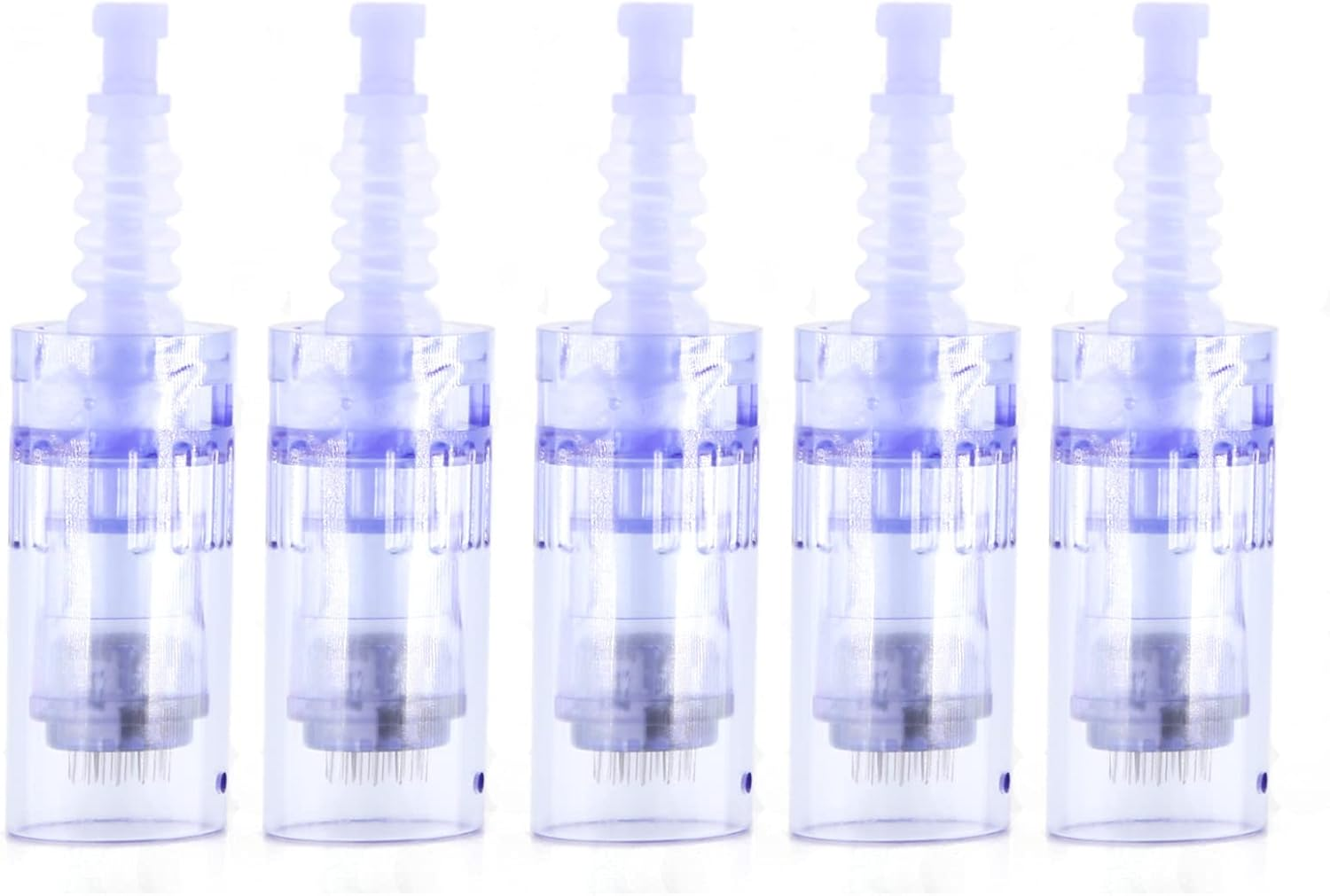 5Pcs Derma Pen Dermapen Mircroneedling Pen Needles Cartridges Tips Derma Roller 42Pins Needle Cartridges A6 Replacement (42Pins)