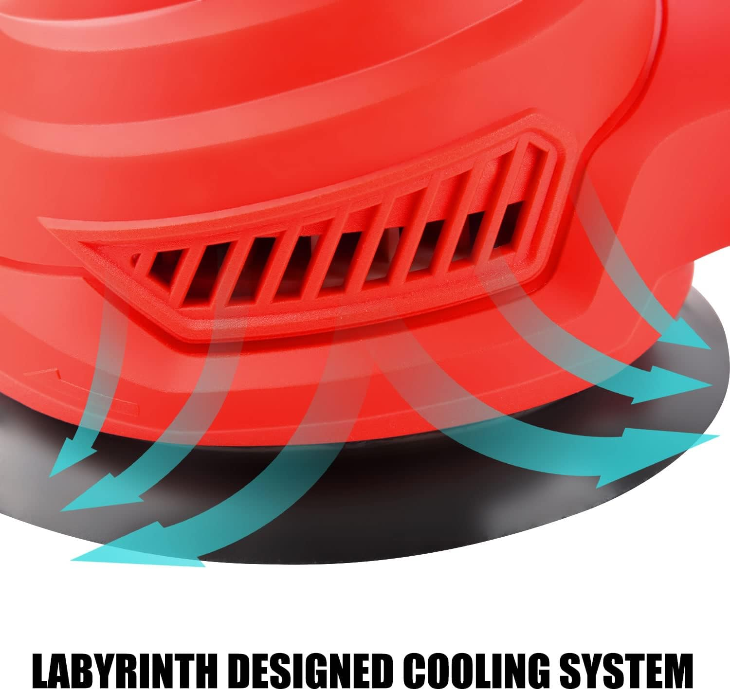 TOPEX 300W Random Orbital Sander Tool Set Electric Mini Electric Sander Kit with Dust Collector & 15Pcs Sandpaper Polisher Grinding Sanding Tools for Sanding, Finishing, Polishing Wood/Metal image number 6