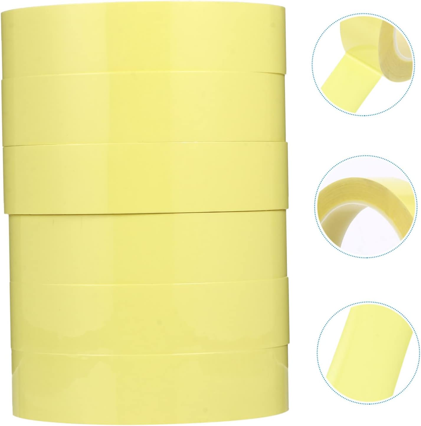 PLAFOPE 6Pcs Adhesive Positioning Tape Self Adhesive Tape Electrical Insulation Double Sided Random Color image number 2