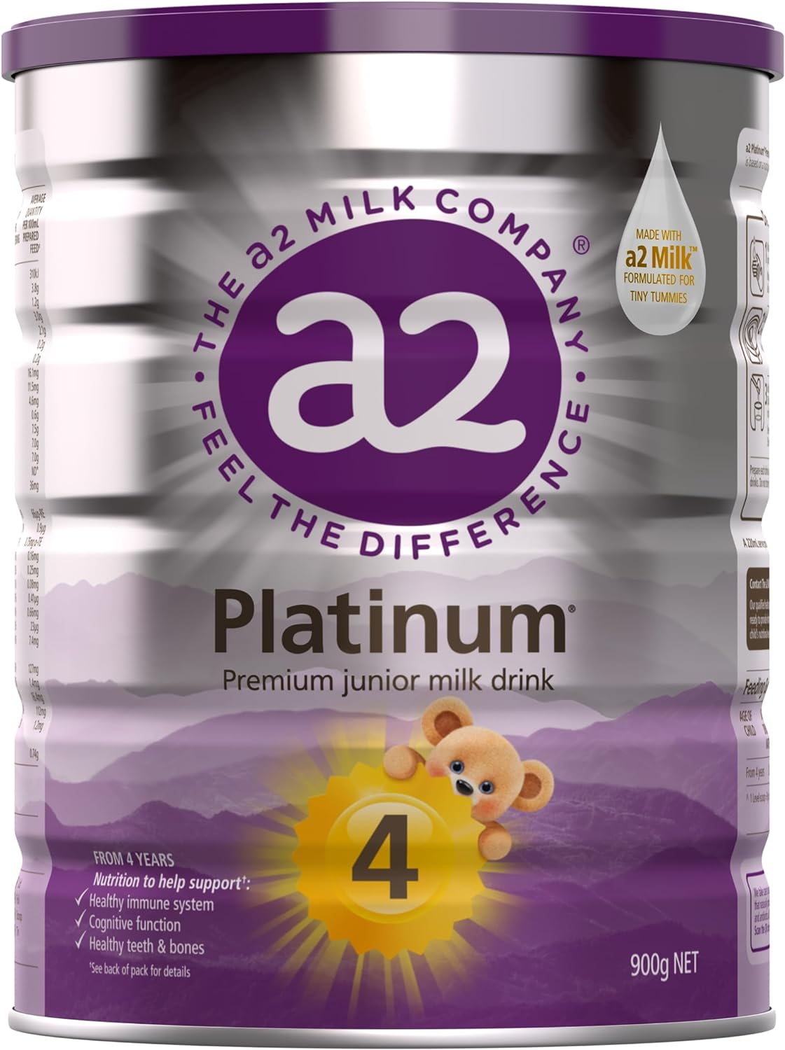 A2 Platinum Premium Junior Milk Drink Stage 4 beyond 3 Years 900G image number 1