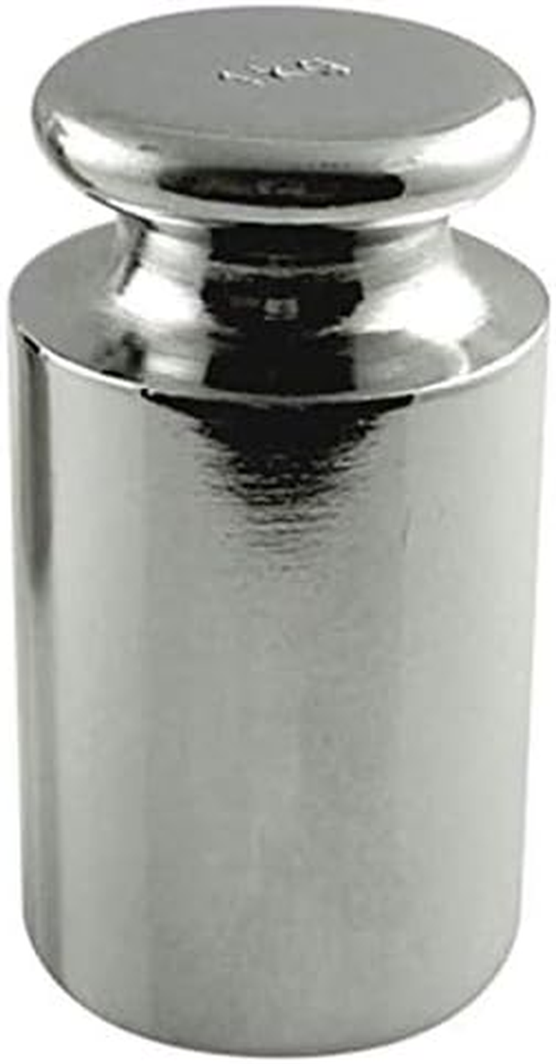 Qezodsx Calibration Weight for Digital Scale, Carbon Steel, Chrome, 1000G (1KG WGT) image number 2