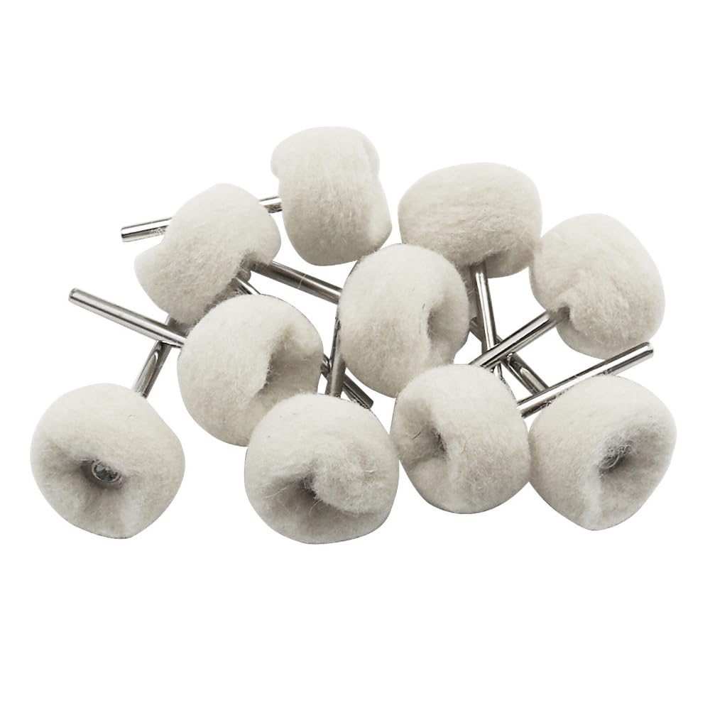 30Pc Cotton Wheel Polishing Buff Buffing Brush Polish Rotary Drill Bit AU image number 6