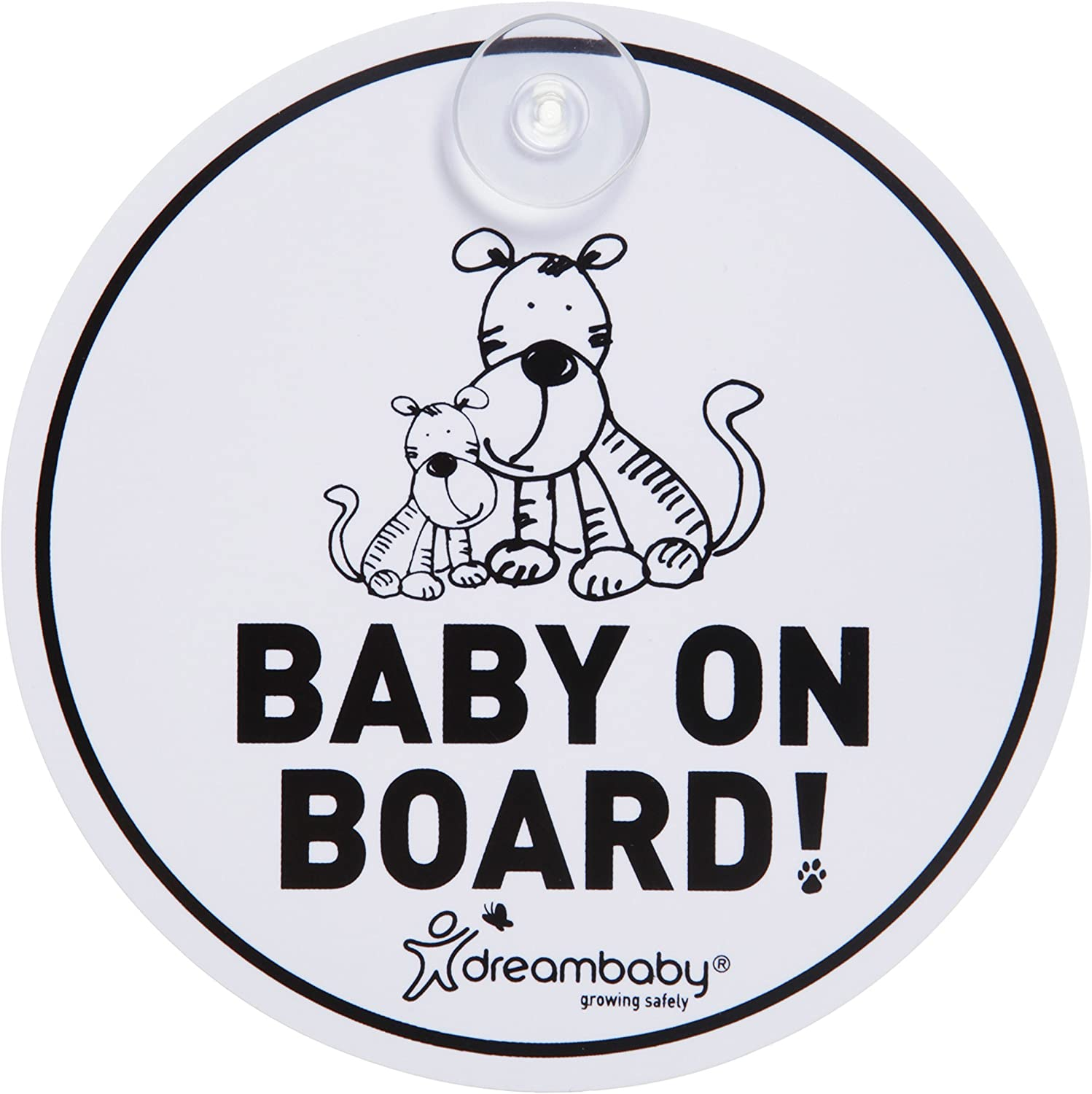 Dreambaby Baby on Board Sign - Tigers image number 1
