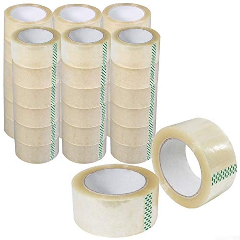 6 Rolls Clear Packaging Sticky Packing Tape Thickness 45 Micron [48Mm X 75 Metres]
