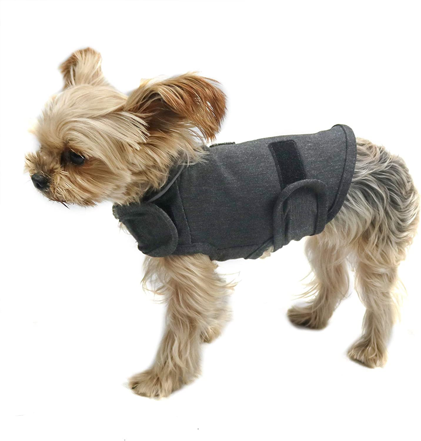Comfort Dog Anxiety Relief Coat, Dog Anxiety Calming Vest Wrap for Thunderstorm,Travel,4Th of July Fireworks,Vet Visits,Separation Anxiety Relief for Dogs (X-Small (Pack of 1), Rose)