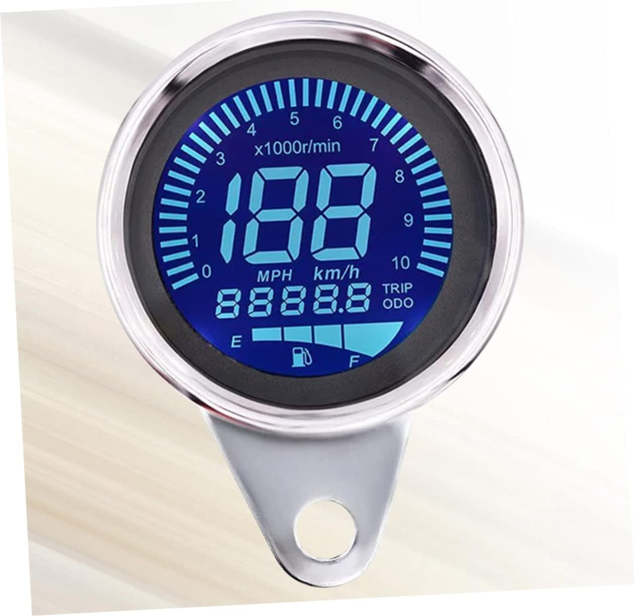 Mikinona Retro LCD Motorbike Tachometer Odometer Universal Instrument for Mechanics Made of Material 7 Speed Readings image number 3