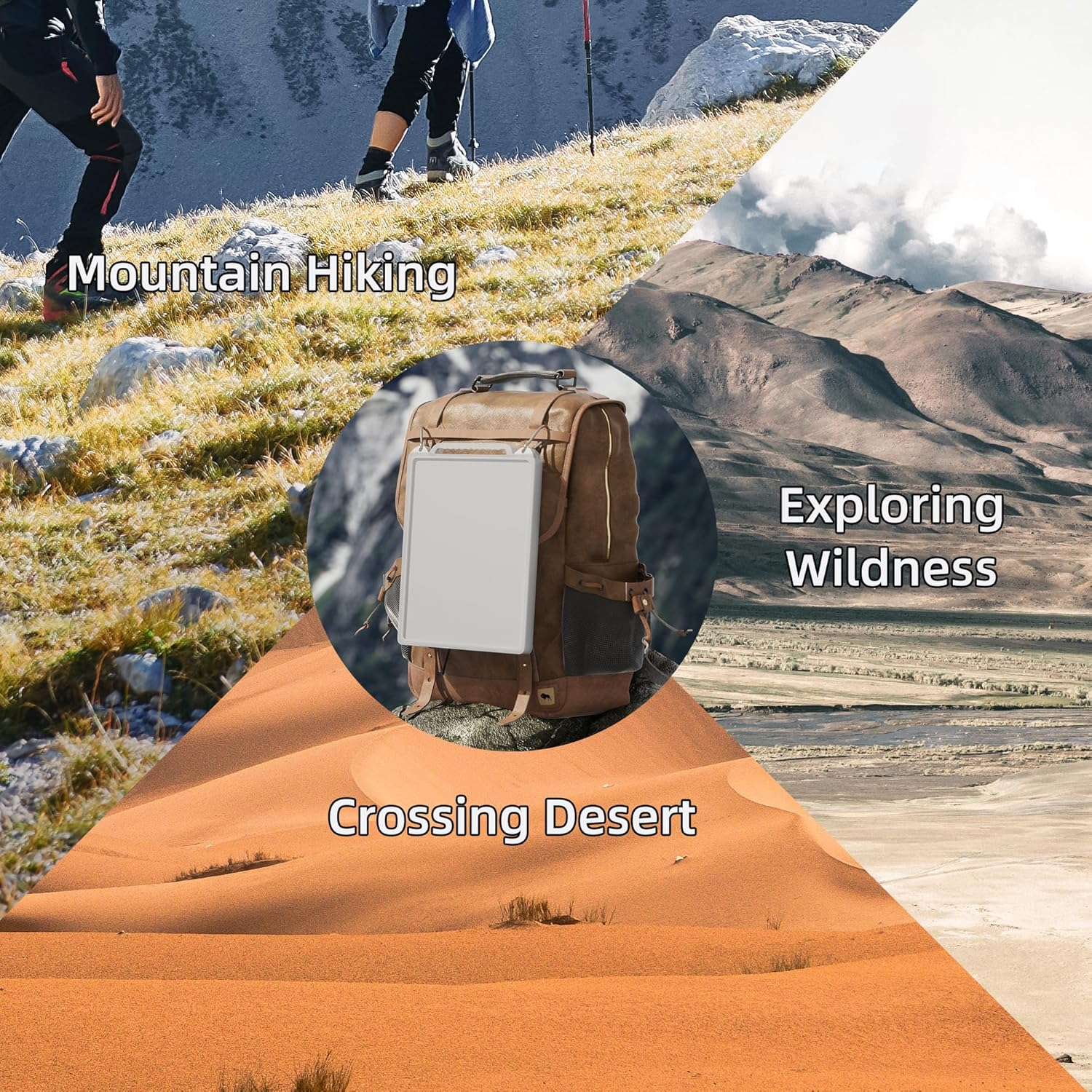 Starlink Mini Case Cover, Anti-Bump Silicone Protector with Hook to Hang Starlink Mini on the Backpack for Non-Stop Signal White