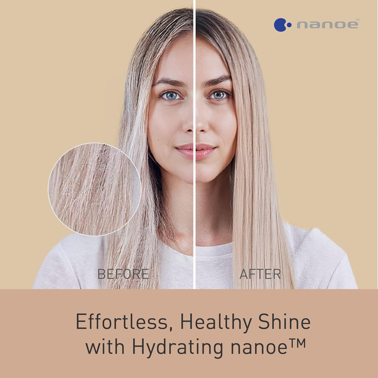 Panasonic Nanoe Hairdryer, Foldable, with Hot/Cold Modes and Quick Dry Nozzle (EH-NA7M) image number 1