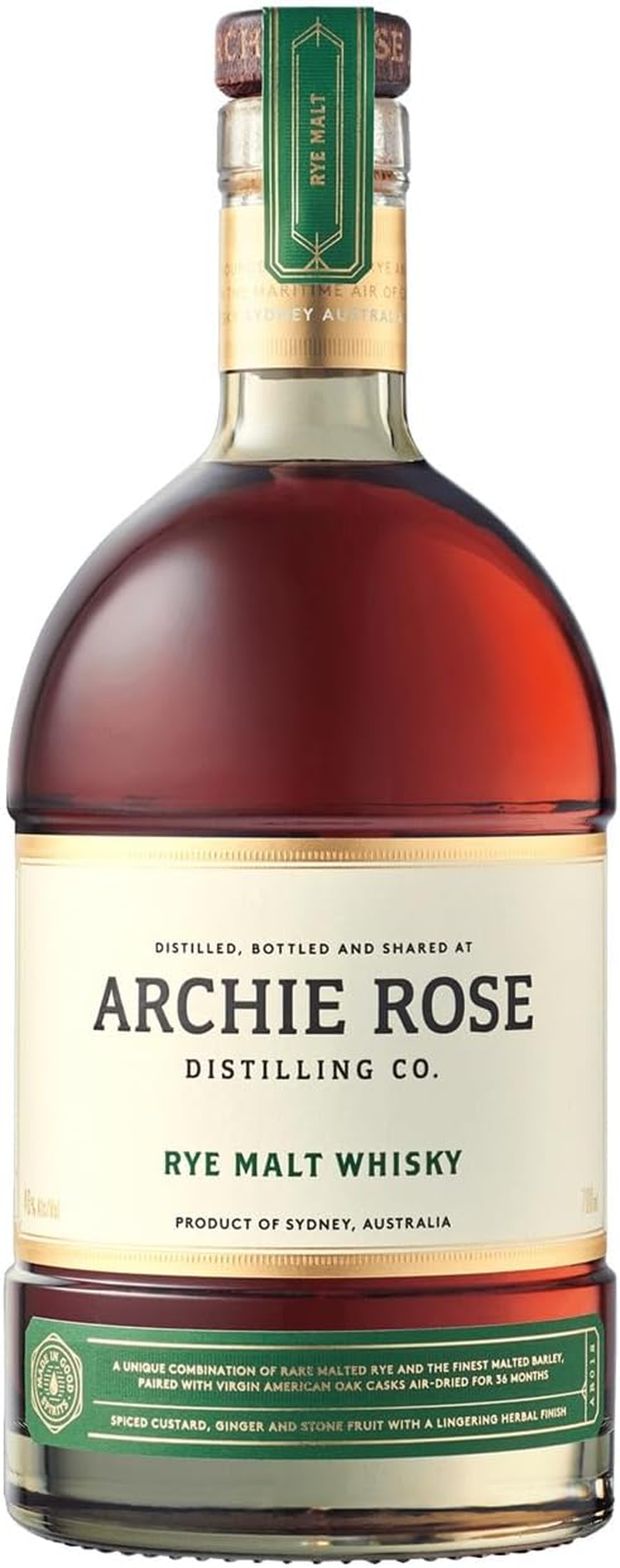 Archie Rose Rye Malt Australian Whisky 700Ml