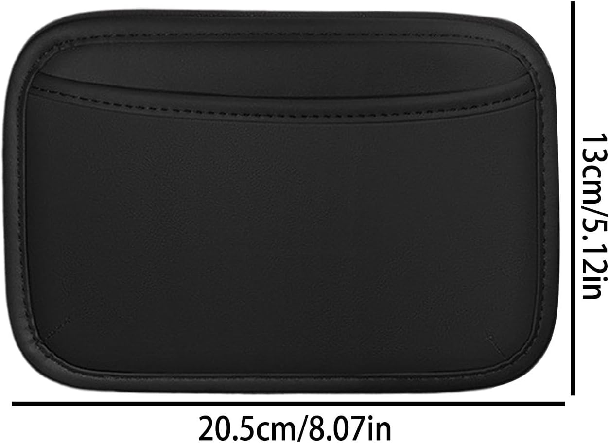 Adhesive Organizer for Car - Adhesive Center Console Storage Pockets | Stylish Car Interior Supplies, Vehicle Cell Phone Pouch for Daily Driving image number 3