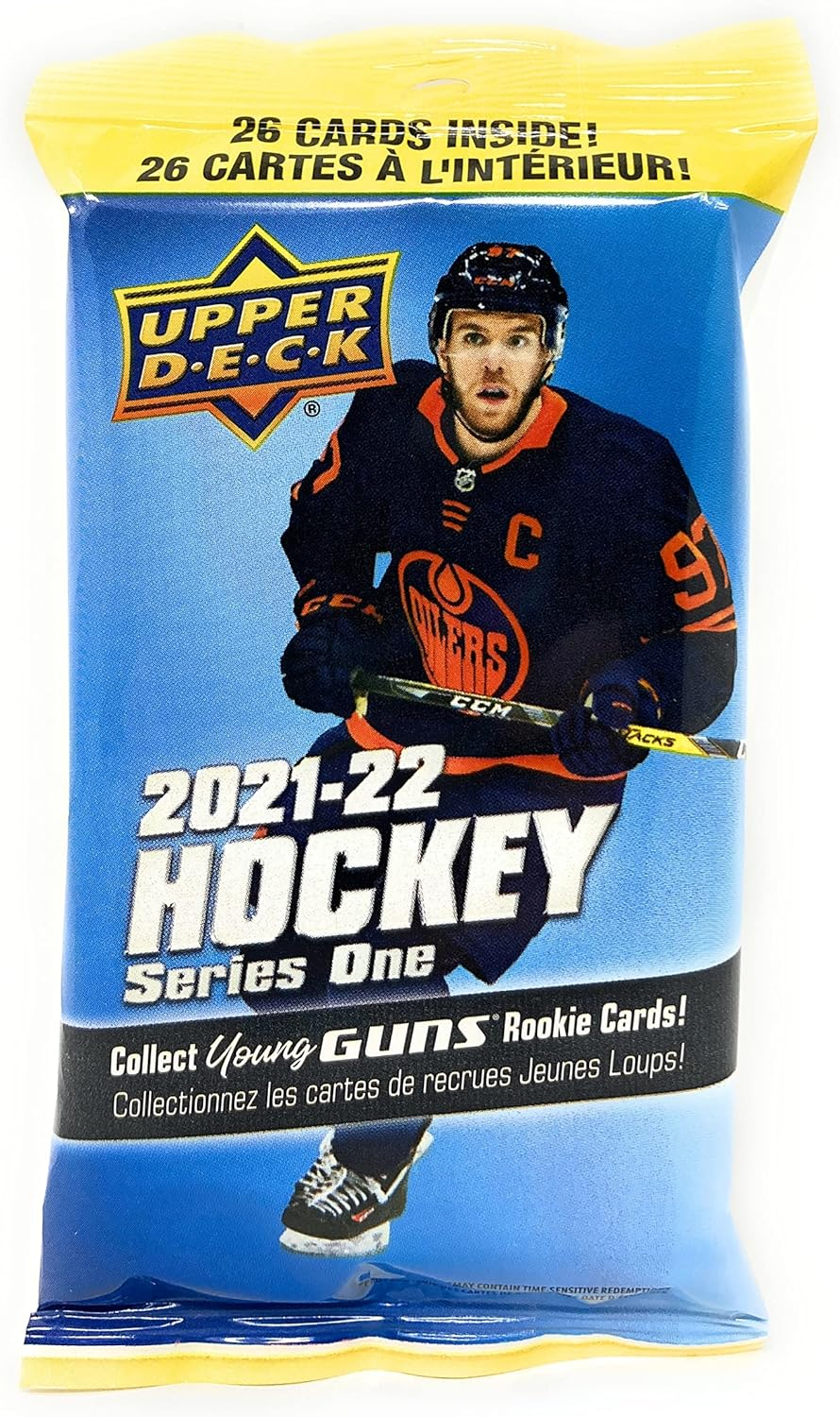 Upper Deck Hockey 2021-22 Series 1 Hockey Card Fat Pack (Contains 26 Hockey Cards) image number 1