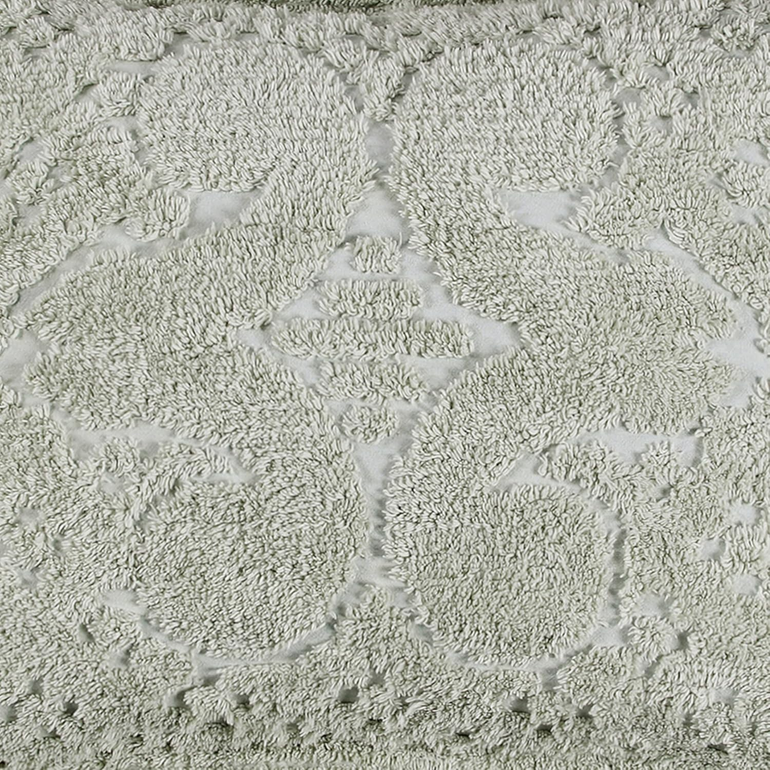 Better Trends/Pan Overseas Ashton 430 GSF Heavy Weight 100-Percent Cotton Chenille Tufted Bedspread, Sage, Double image number 3