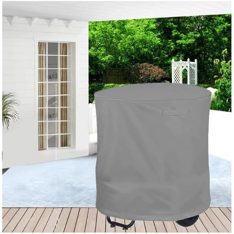 Wood Chipper Shredder Mulcher Cover, Waterproof Wood Chipper Cover Heavy-Duty Wood Chipper Shredder Mulcher Cover Leaf Mulcher Cover, Grey(85 * 110Cm) image number 3