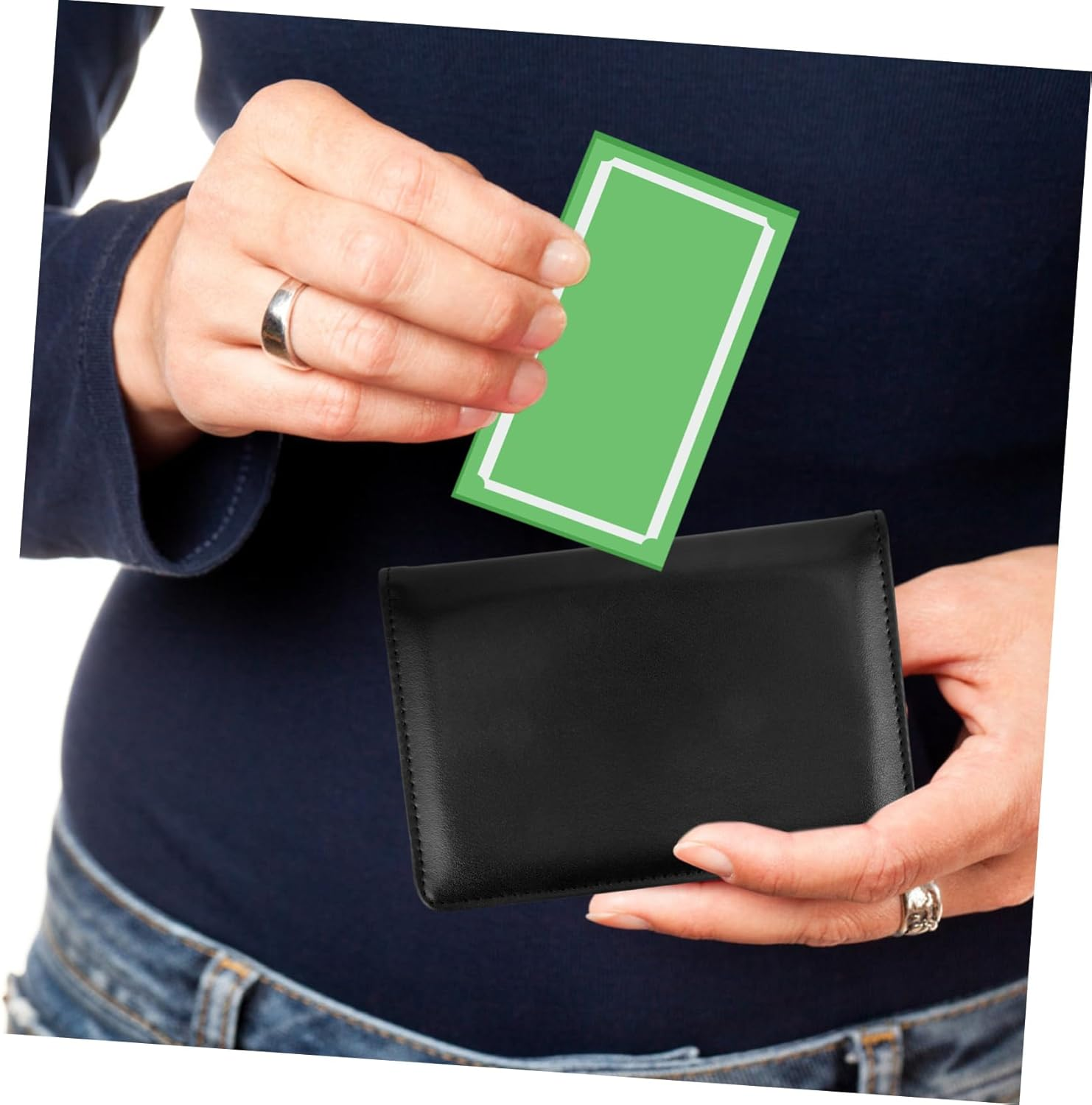 WESIEVYA Sublimation Passport Case Heat Transfer Passport Holder for Travel Id Pocket image number 3