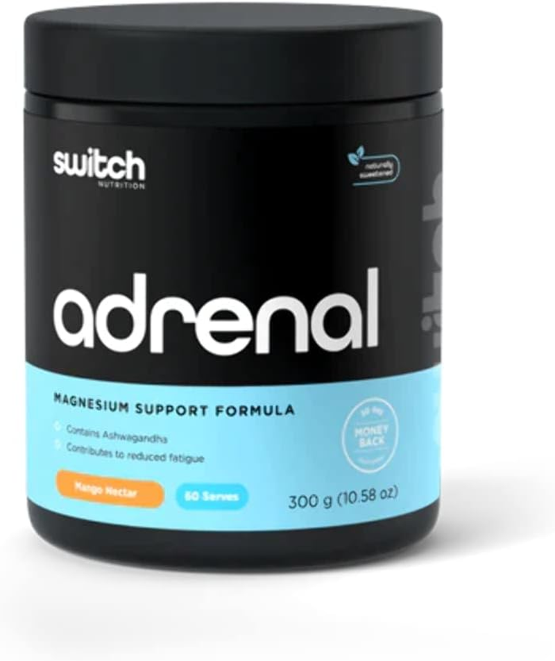 Switch Nutrition Adrenal Switch Mango Nectar Magnesium Support Formula 360 G, Yellow image number 4