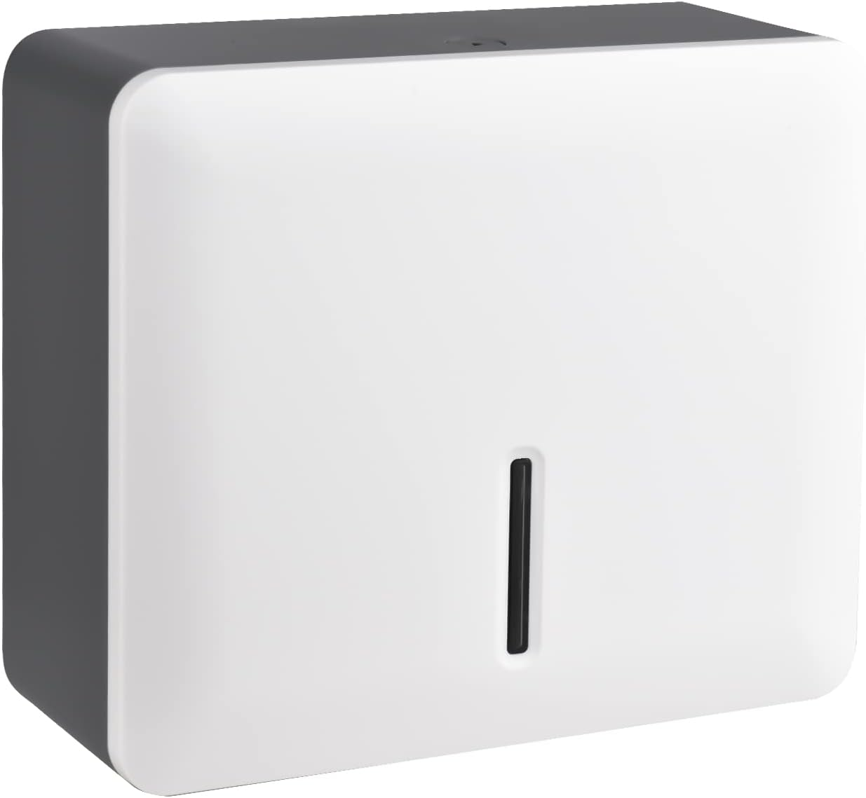 Domary Wall Mount Paper Towel Dispenser Multifold Hand Towel Tissue Holder with Key Lock for Bathroom Kitchen Bedroom