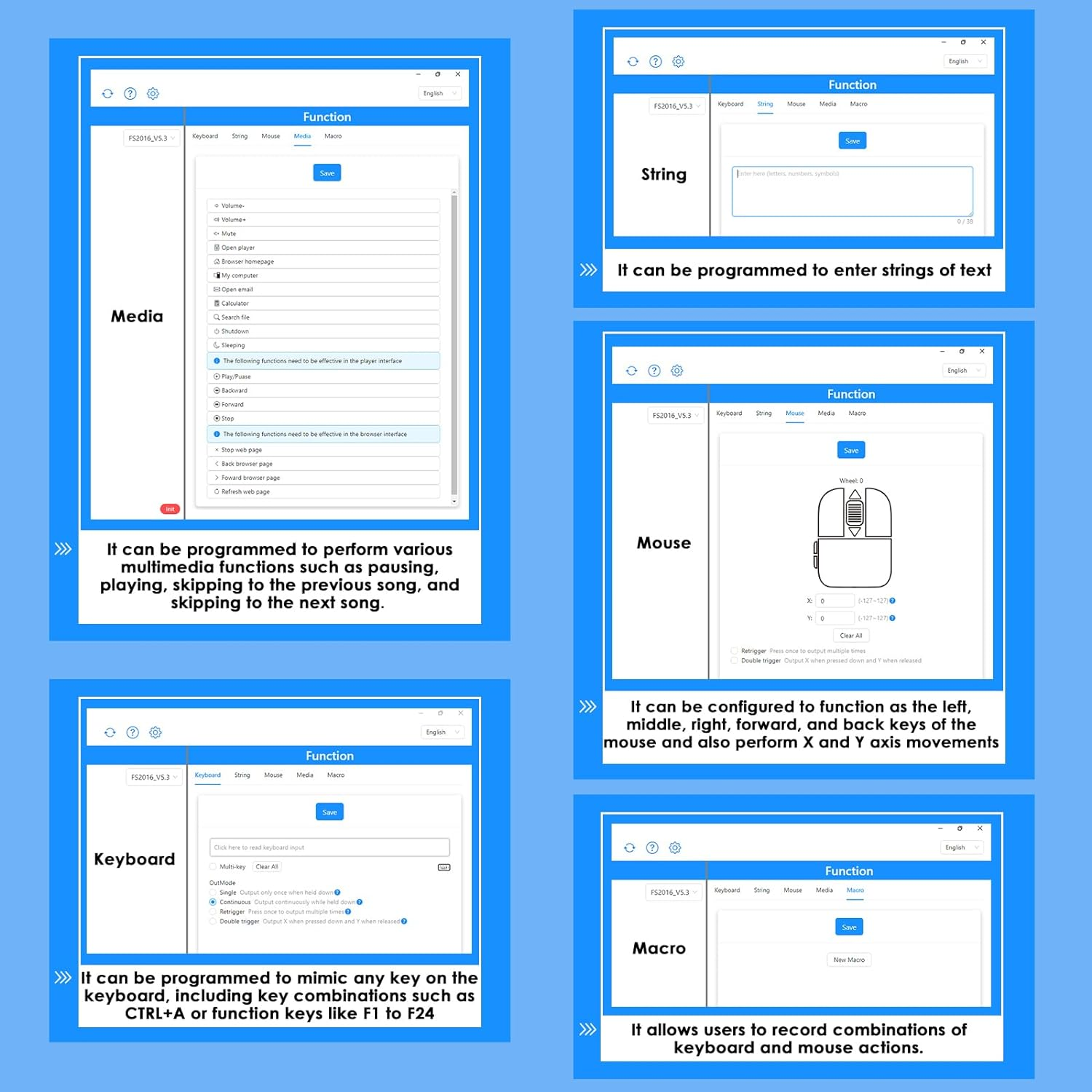 Ikkegol 2023 Upgraded USB Foot Pedal Switch - Hands-Free Control PC Footswitch Customized Programmable Keyboard Mouse Hotkey for Gaming Transcription HID, 10716C - Single Pedal image number 3