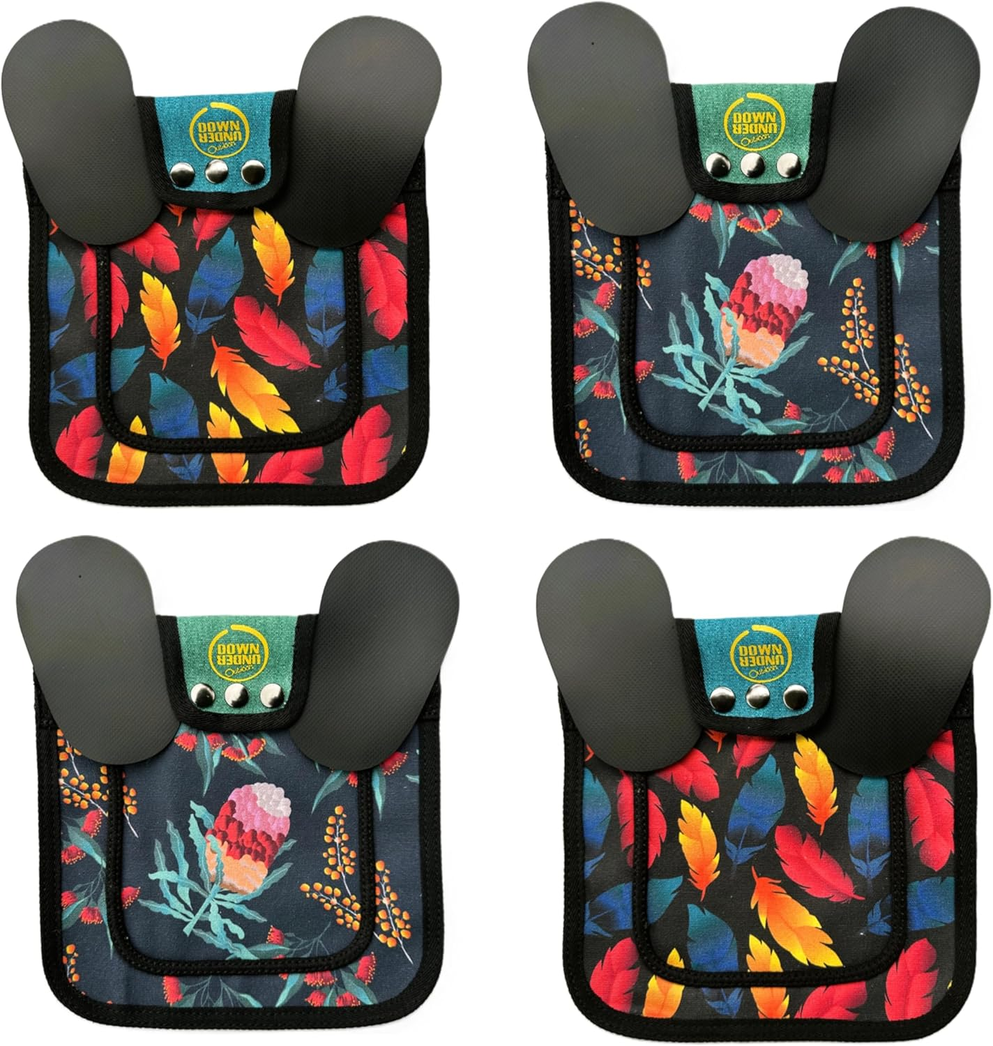 DOWN under OUTDOORS 4 Pack Premium Chicken Saddle with Adjustable Straps to Suit Medium and Large Hens, Poultry Saver, Protector, Apron, Supplies, Care Products (Grey Mesh)&hellip;