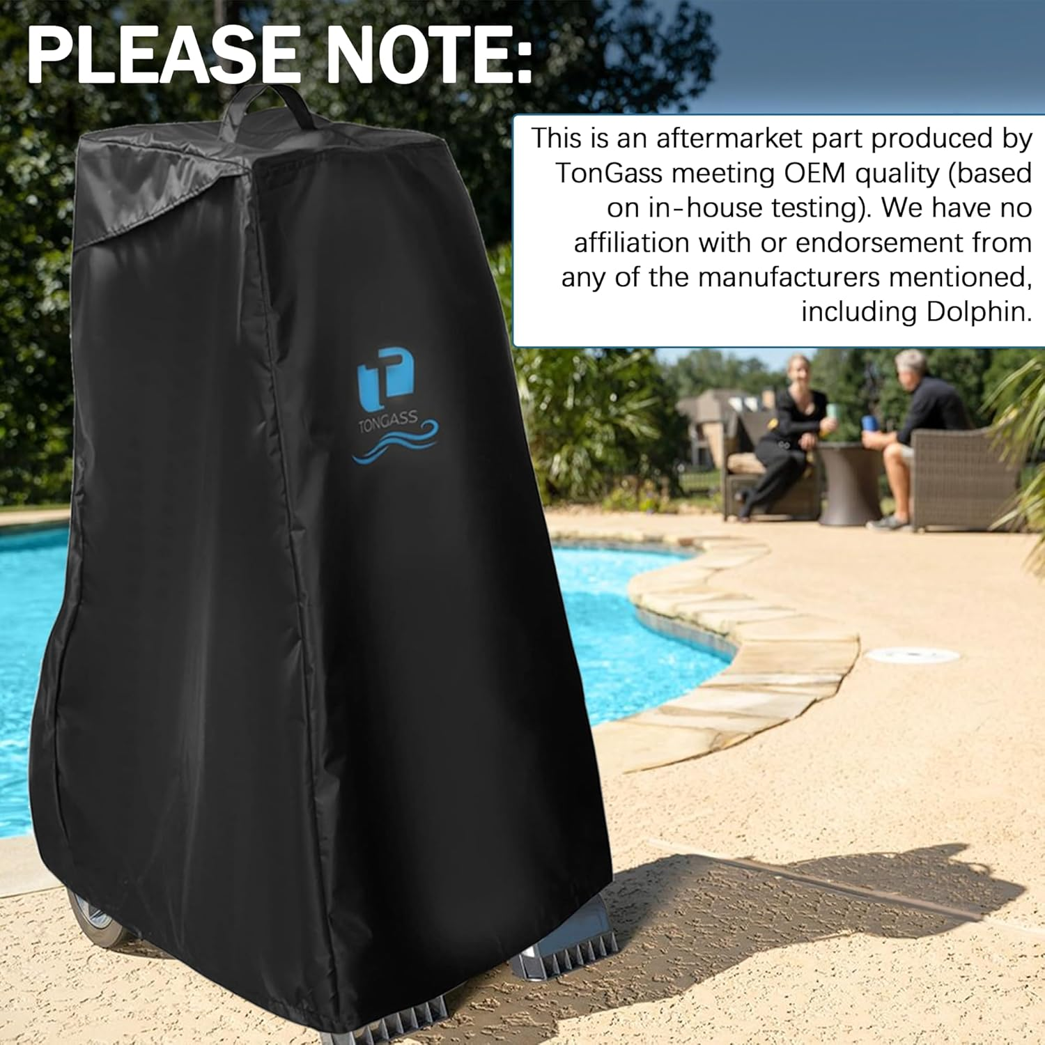 Tongass Swimming Pool Cleaner Classic Caddy Cover Compatible with Dolphin Robotic - Exact Replacement for Maytronics Part Number 9991794-R1 image number 3