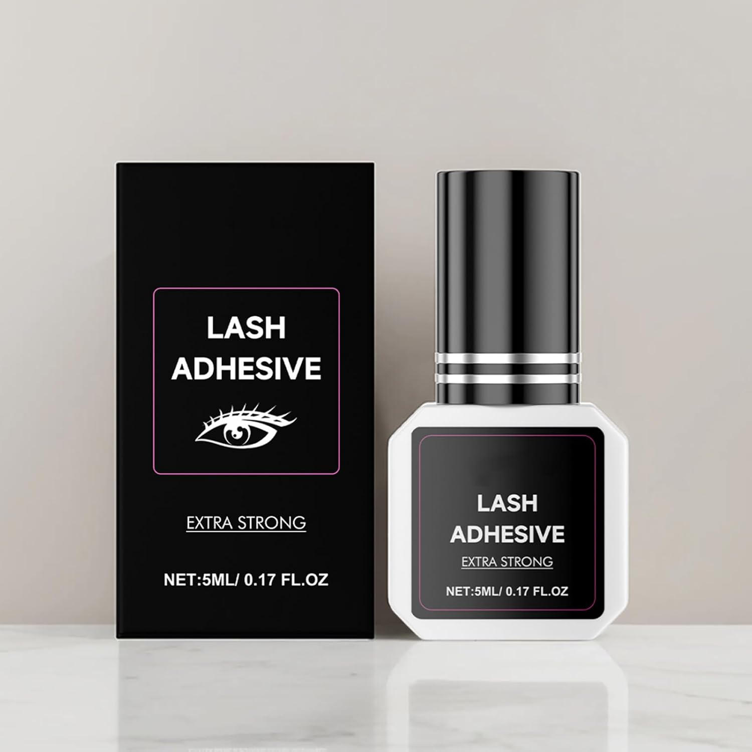 Strong Eyelash Glue - Strong Clear Eye Lash Adhesive - False Eyelash Accessories, Professional Stylists Supplies for Wedding, Dating image number 6