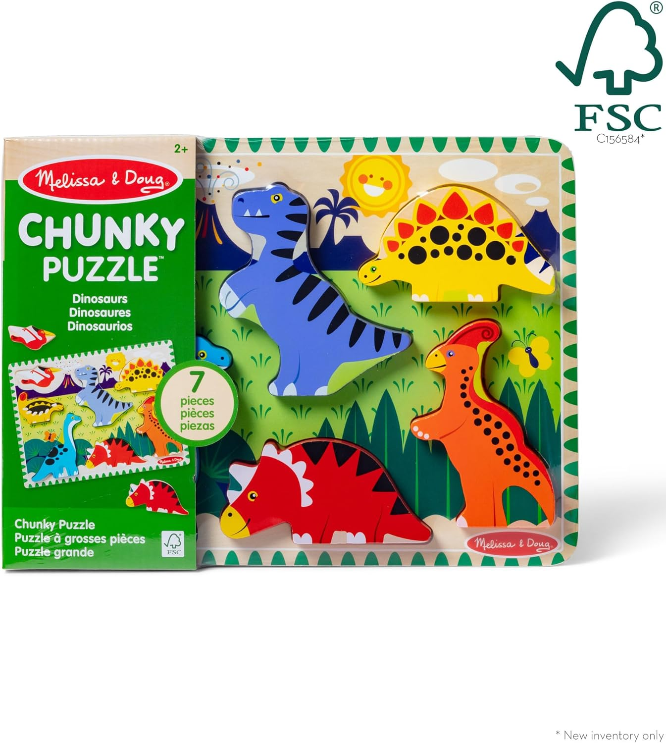 Melissa and Doug - Dinosaurs Chunky Puzzle image number 1