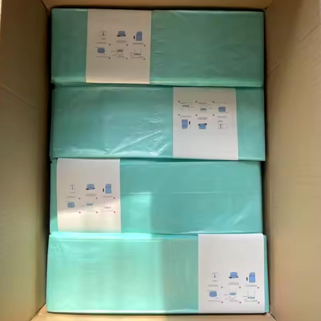 Liner Refills Compatible with Korbell 16L Bin - Holds up to 660 Nappies, Tear and Leak-Resistant, Diaper Disposal Bags (8 Rolls) image number 2