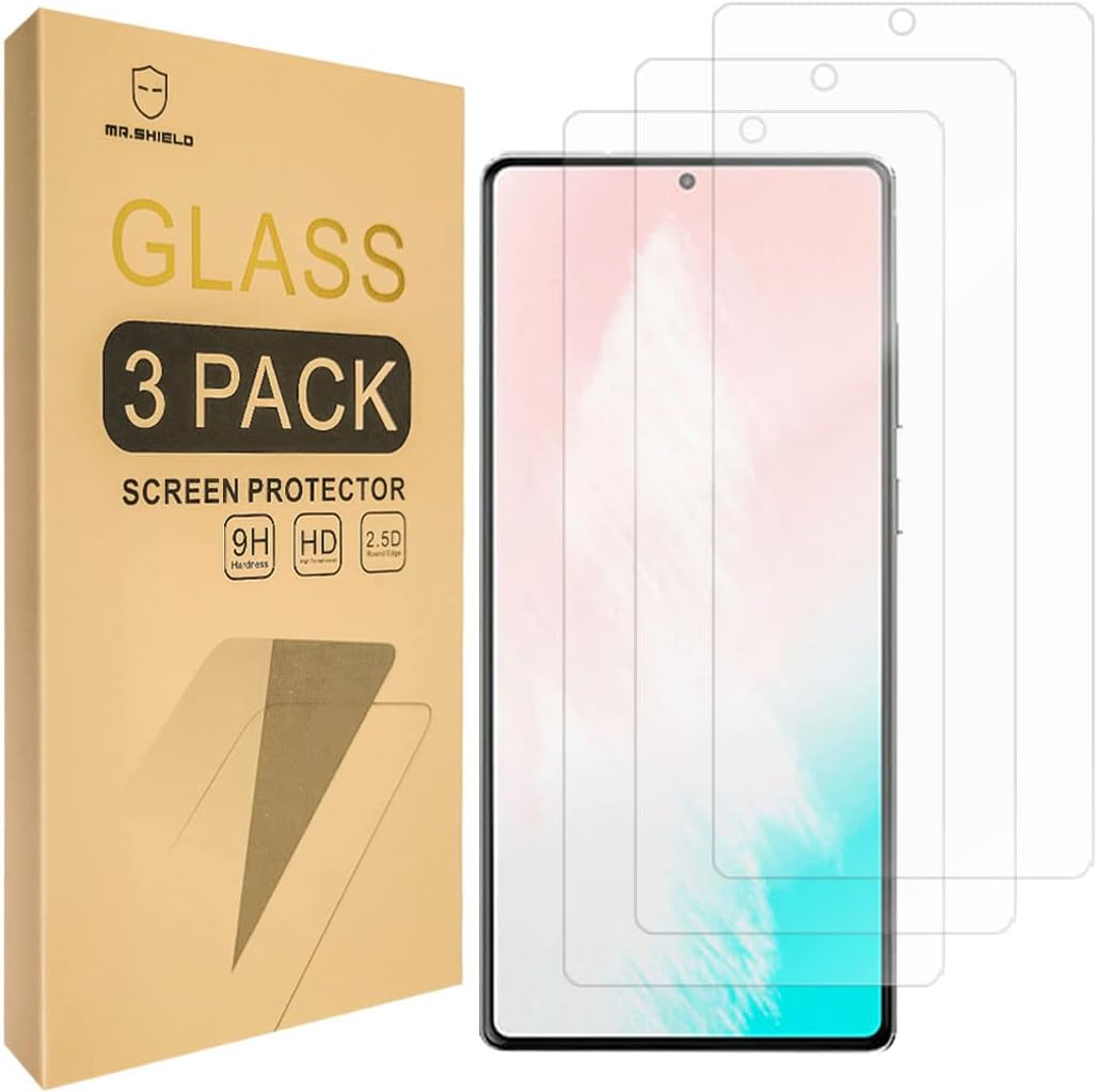 Mr.Shield [3-Pack] Designed for Samsung Galaxy Note 20 5G [Tempered Glass] [Japan Glass with 9H Hardness] Screen Protector with Lifetime Replacement image number 4