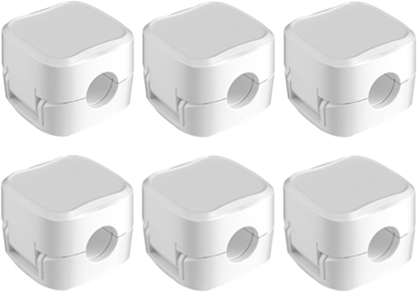 Magnetic Cable Clips | Multi-Purpose Cable Clips Magnetic Holder | Easy to Use Cable Clips for Nightstand for Electrical Appliances, Network Cable, Audio, Charger Shwing