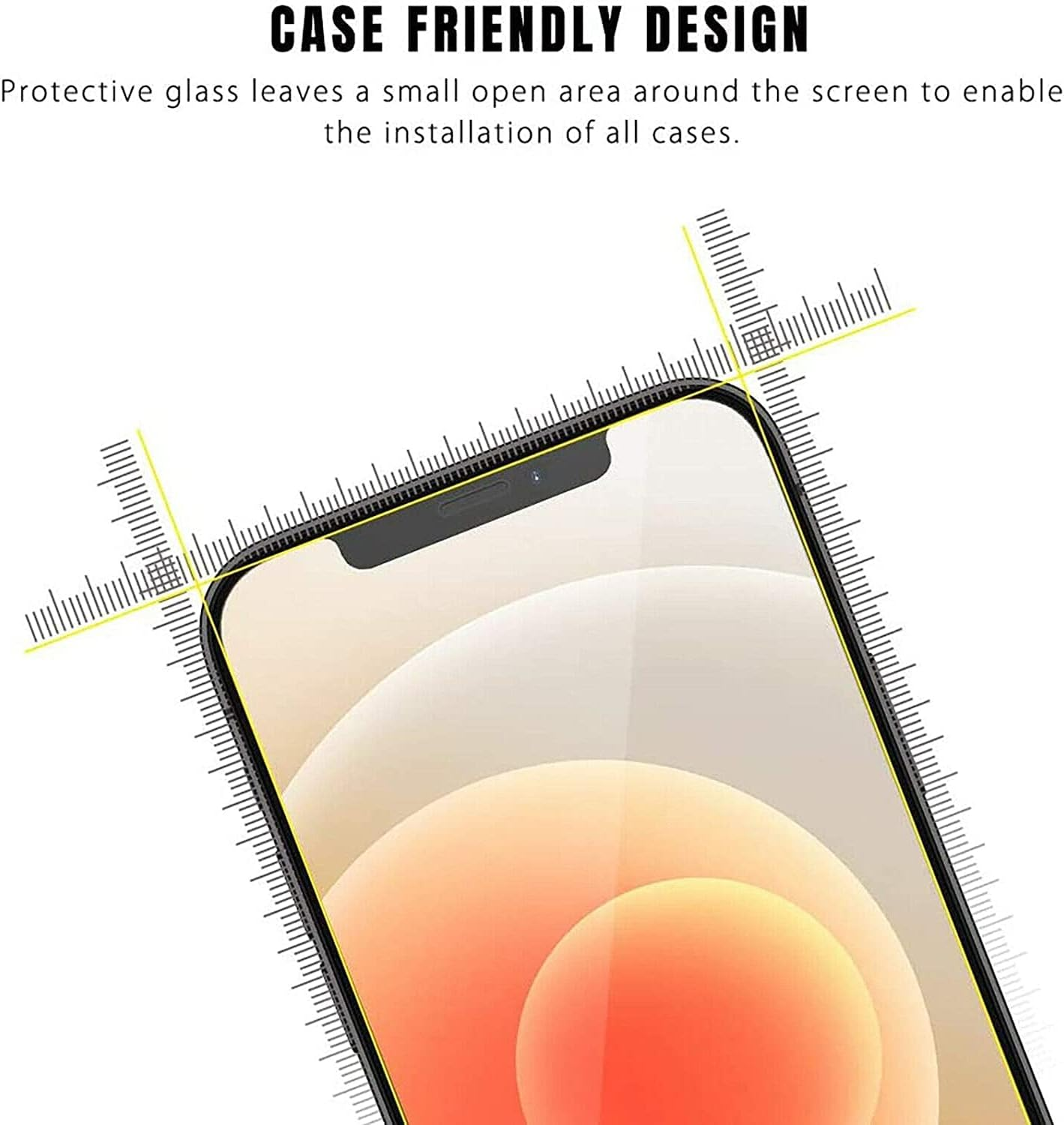 Tempered Glass/Soft Screen Protector for Apple Iphone 6 7 8 plus X XS XR 11 12 13 Pro Max SE (13, Tempered Glass Front)