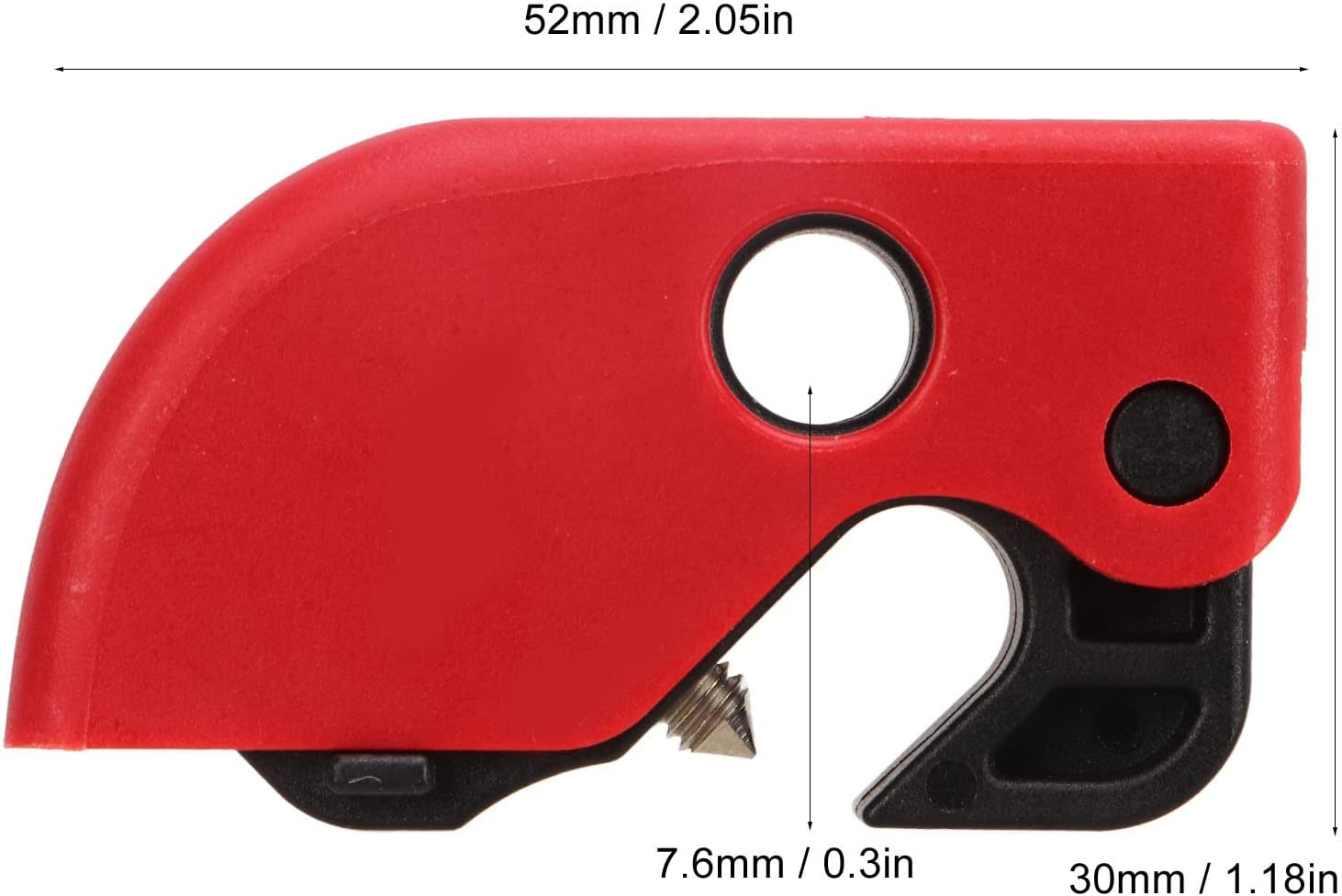 Electrical Lockout Tagout Kit, Multipole Circuit Breaker Lockouts Plug Hasps Clamp on Group Tag Universal Lock Keyed with Number 2 Keys for Station Refill Safe Lock Outs image number 6