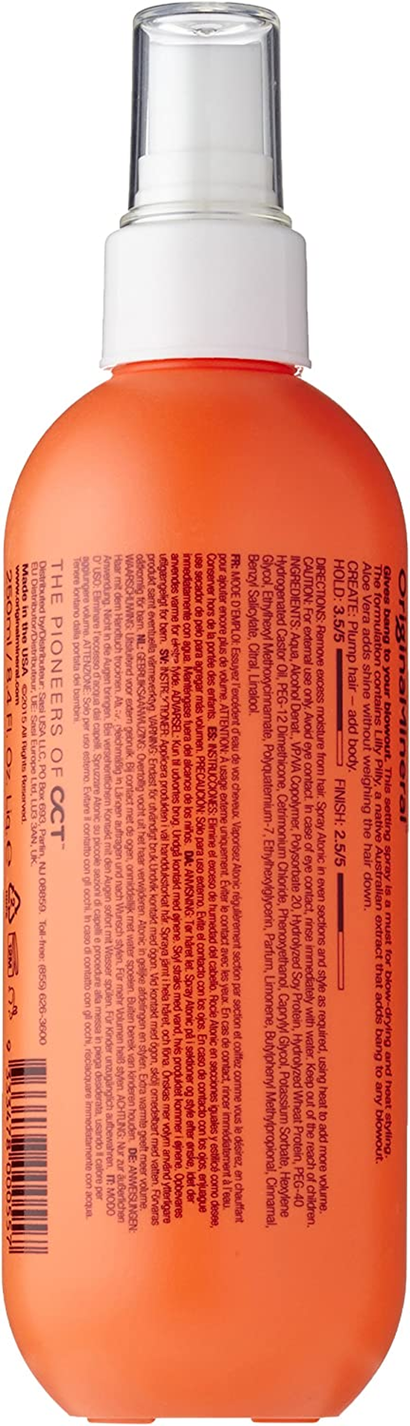 Original & Mineral Atonic Thickening Spritz 250 Ml image number 2