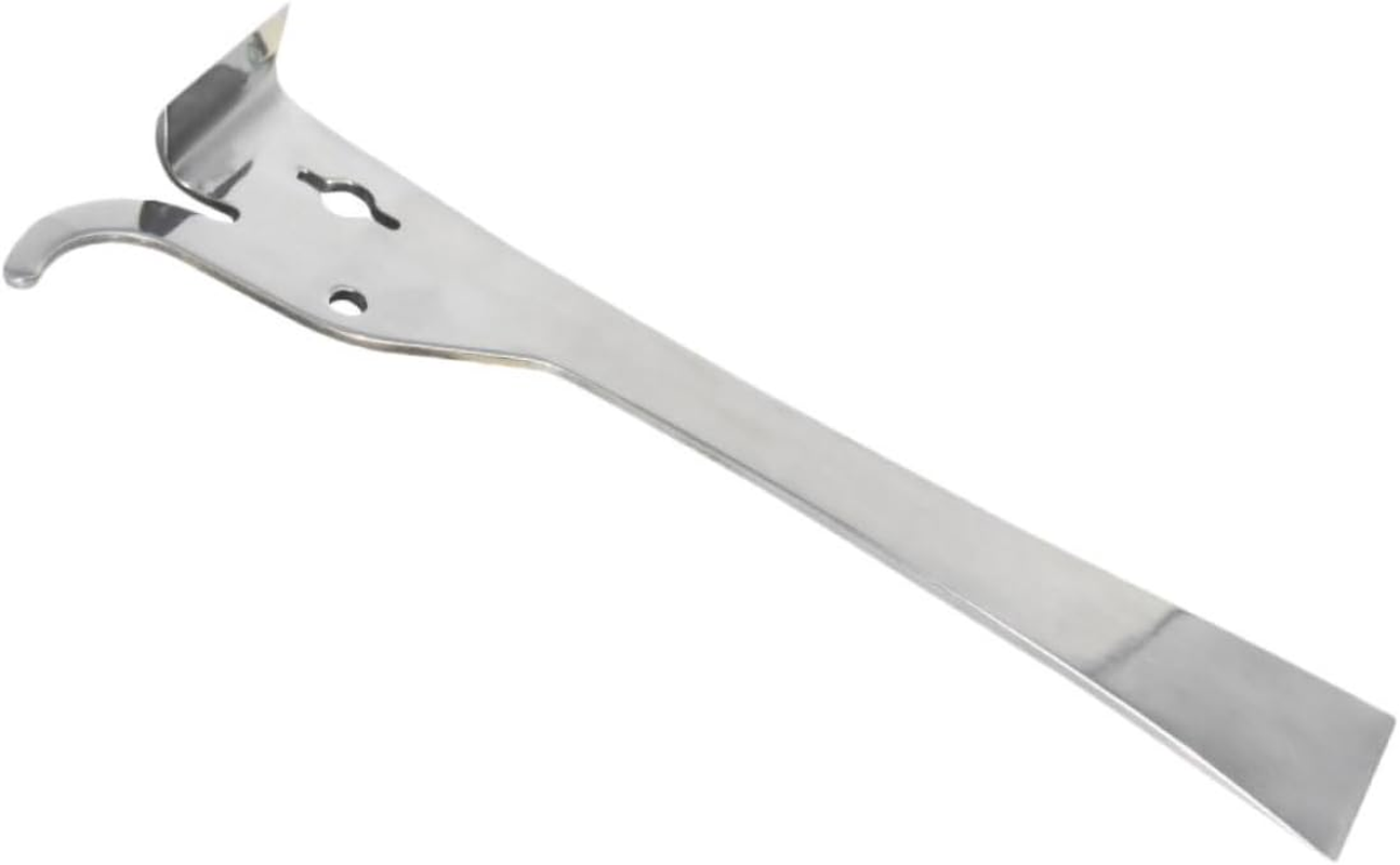 VANZACK Honey Knife Beekeepers Stand Kit outside Carbide Tag Paint Scraper Smoker Fuel for Beekeeping Dispenser Beekeeping Brush Costumebumble Bee Hive Decor Silver Stainless Steel image number 4