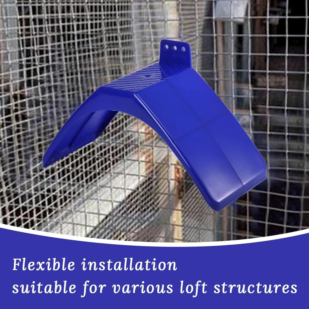 20 Pieces Pigeon Perches, Plastic Resting Stands, Bird Cage Accessories, Indoor Outdoor Pigeon Perches for Parrots, Pigeons and Other Birds (Blue) image number 5