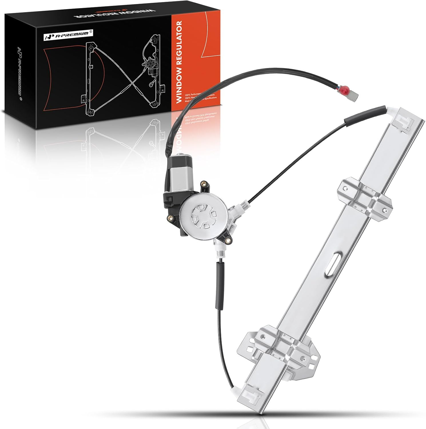 A-Premium Power Electric Window Regulator with Motor for Honda Civic 1996-2000 Front Passenger Side image number 2