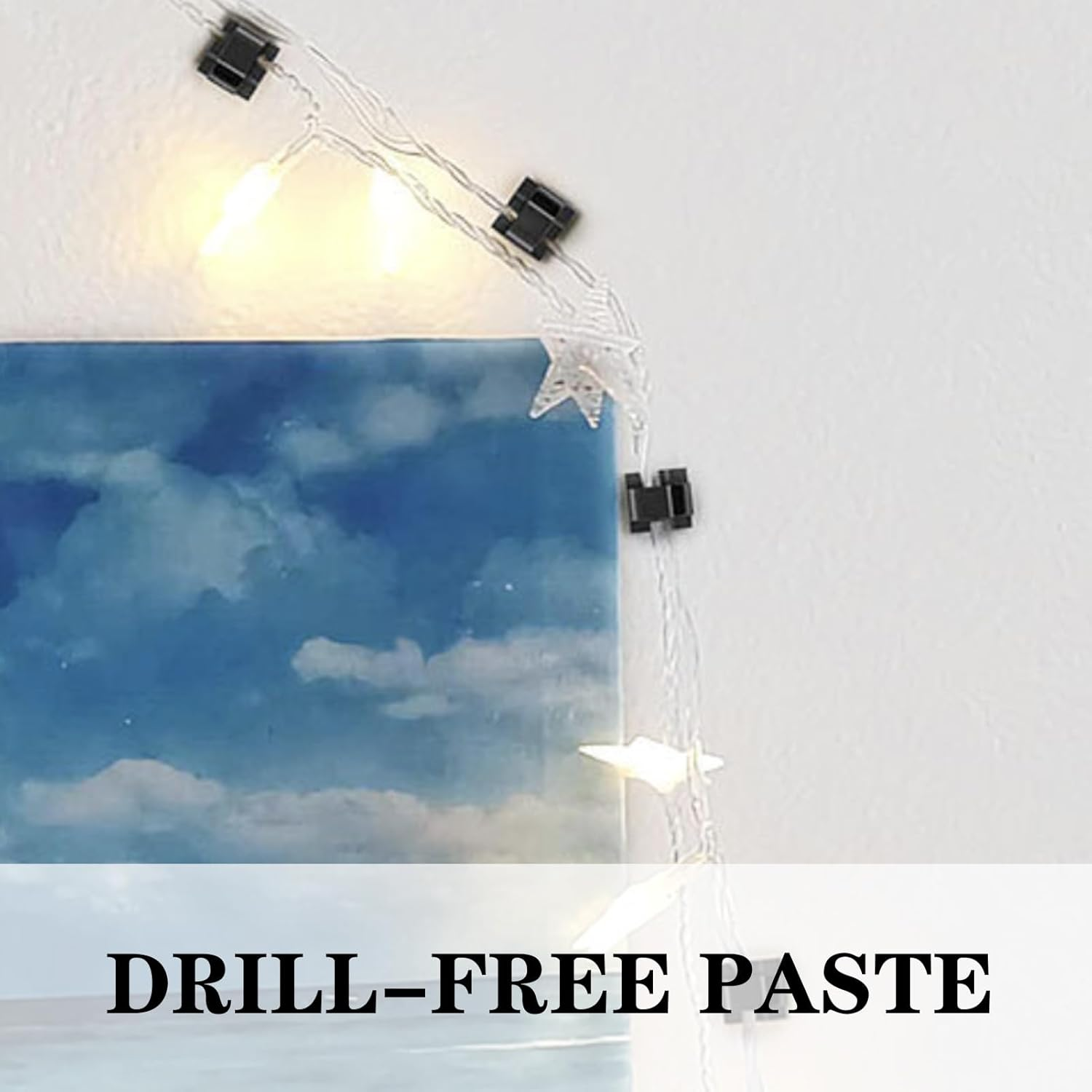 100Pcs Premium Cable Clips with Strong Adhesive for Wire Organization and Management in Office, Home, Car, and Workshop, Durable Wire Holder and Cord Organizer Clamp (Black) image number 4