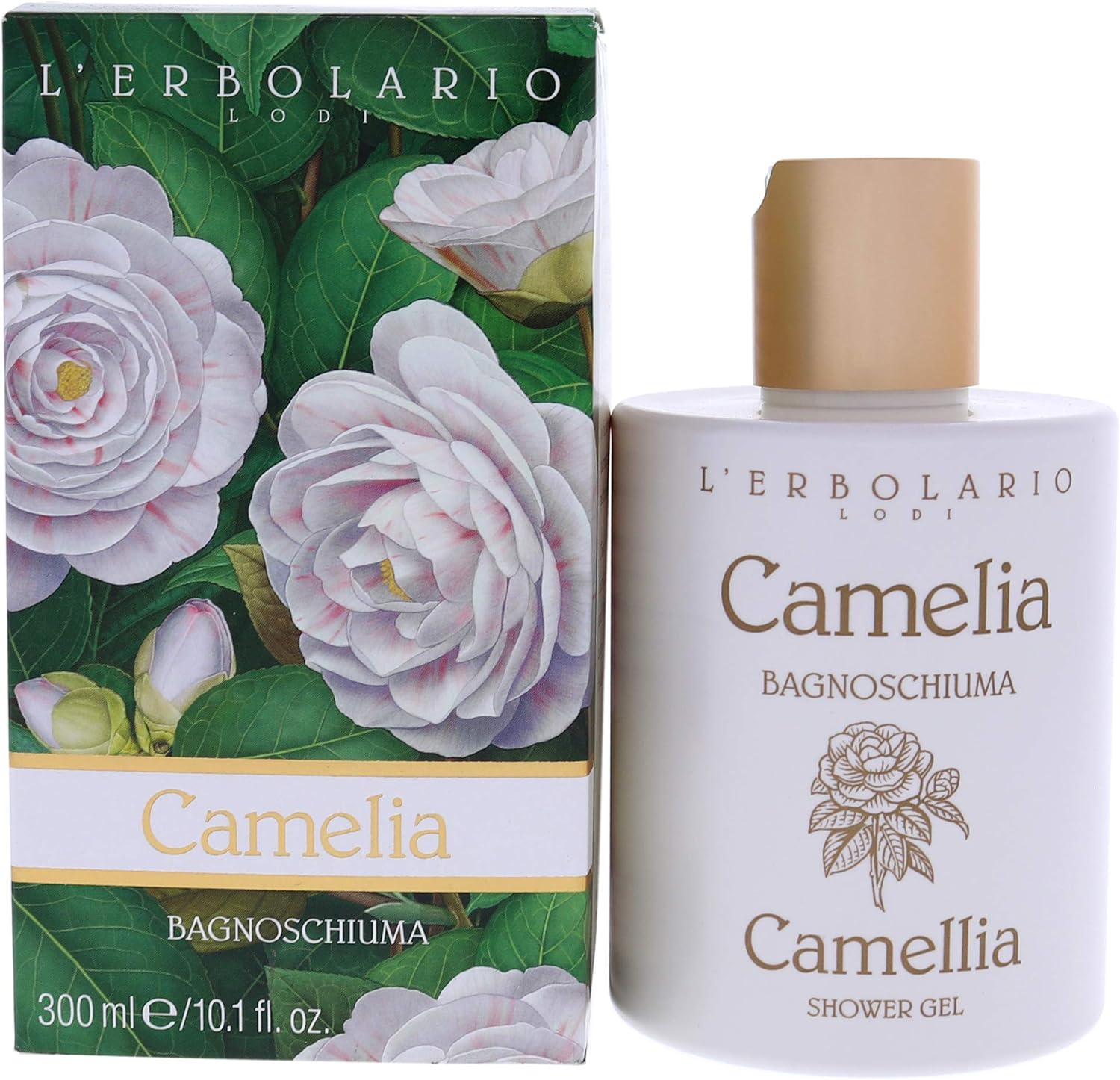 Lerbolario Camelia Shower Gel for Unisex Shower Gel, 300 Ml image number 1