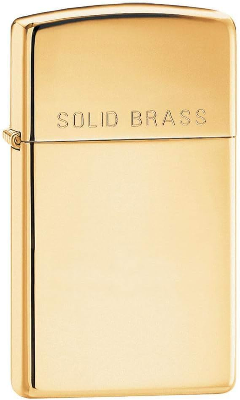 Zippo Adult-Unisex 254B Classic High Polish Brass Lighter, Gold image number 3