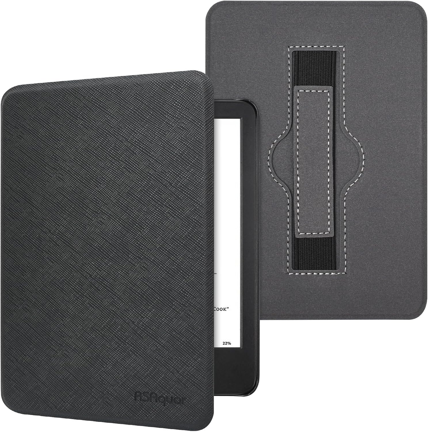 Rsaquar 6&rdquo; Kindle Case (2024 & 2022, 11Th Gen) with Hand Strap &ndash; Slim Protective Cover with Auto Sleep/Wake for Kindle Basic, Sage-Au