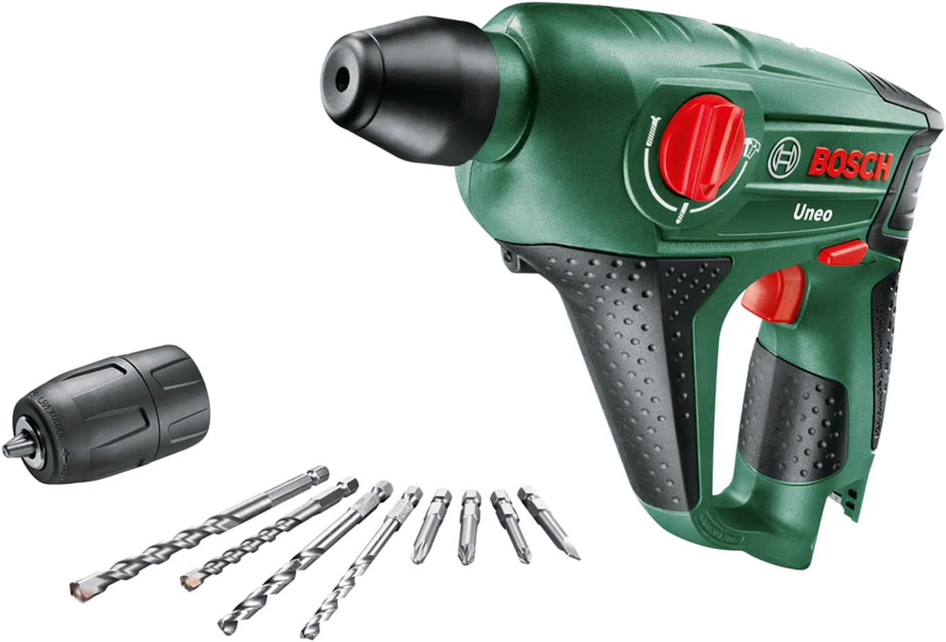 Bosch Home and Garden Cordless Rotary Hammer Uneo (Without Battery, 12 Volt System, in Carton Packaging) image number 6