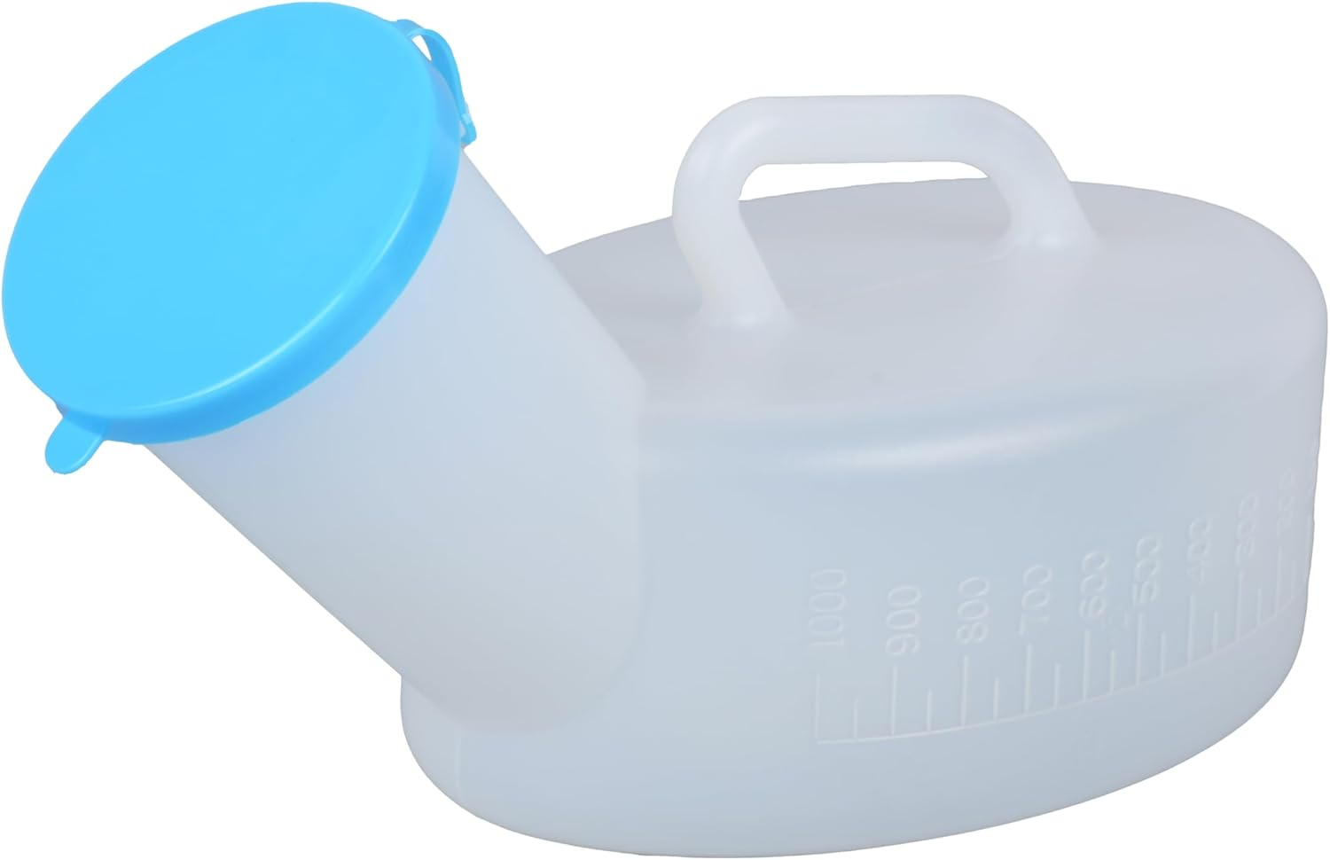1000Ml Large Capacity Urinal for Men Portable Urine Bottle with Lid Ergonomic Handle Easy to Use Non-Spill Odorless Design Ideal for Elderly Adults Night Use Unisex Removable Urinal for Convenience