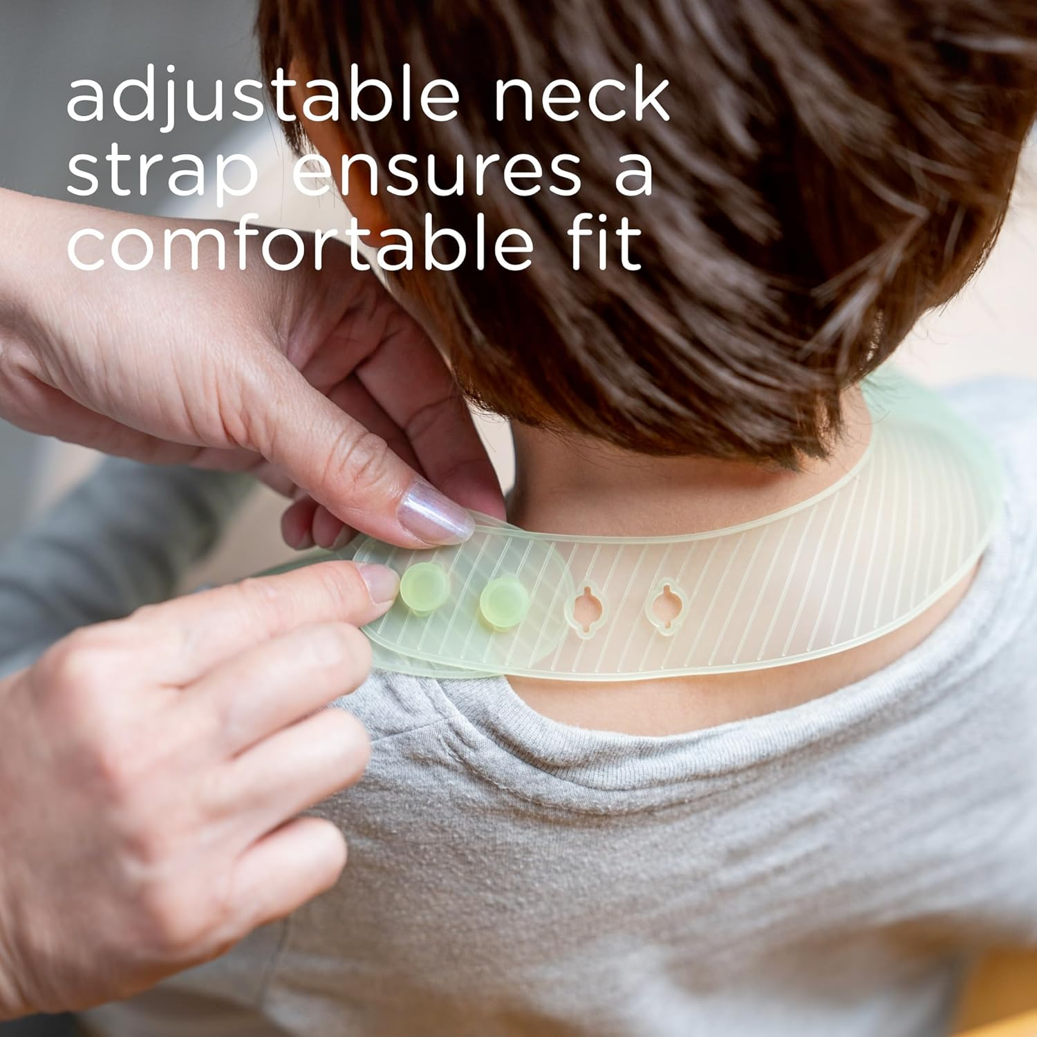 Olababy Fold N Go Silicone Baby Bib W Travel Case | Soft, Lightweight, Waterproof Bibs for Infants & Toddlers | BPA Free image number 6