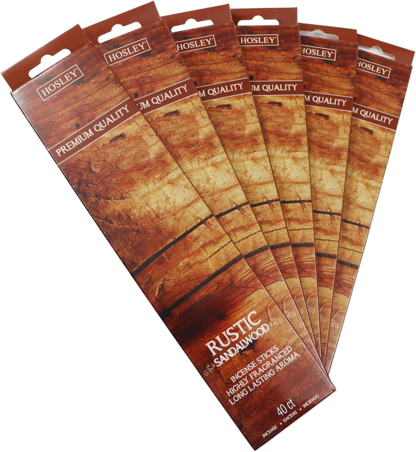 Hosley 240 Pack of Rustic Sandalwood Fragrance Incense Stick Infused with Essential Oils Wedding, Events, Aromatherapy, Spa, Reiki, Meditation, Bathroom Settings image number 6