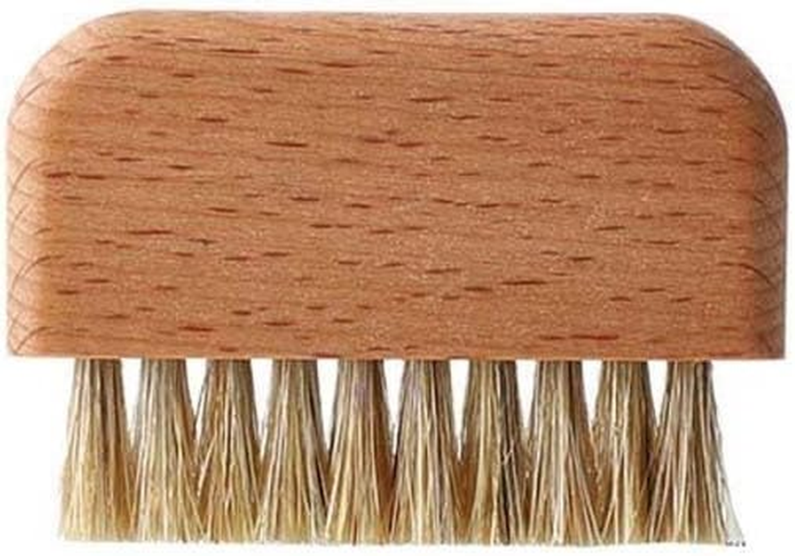 Wooden Nail Brush, Natural Beech Wood Bristle Nail Brush Non-Slip Fingernail Hand Scrub Brush Nails and Toes Cleaning Tools Accessories image number 4